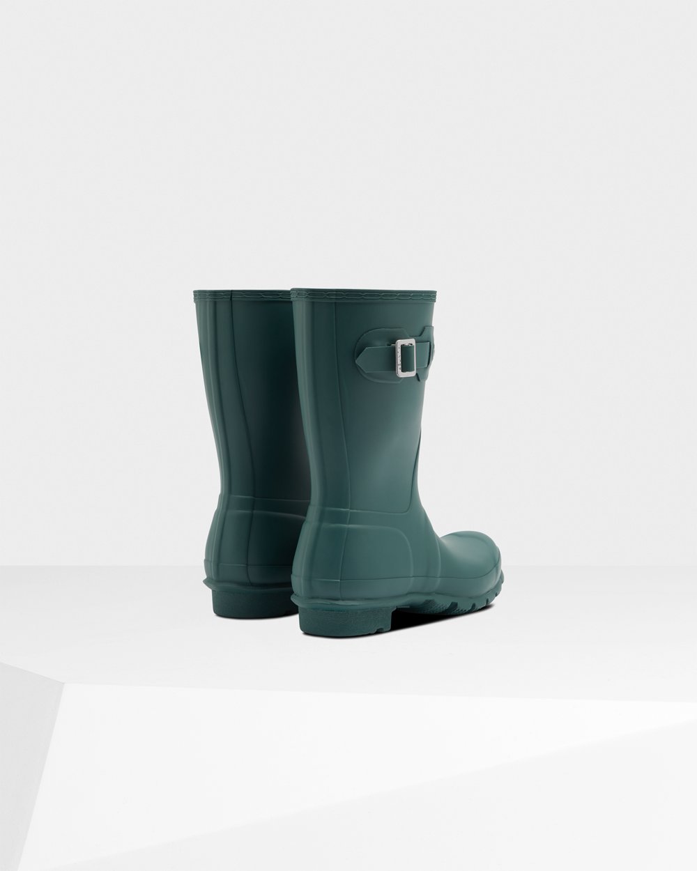 Women Hunter Original | Short Rain Boots Green | NZ-1479-ILWT